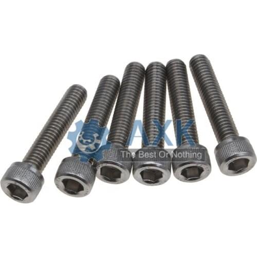 10pcs 1/4-20*3/8 1/2 5/8 2/1 Inch Length 304 Stainless Steel Us Unc Coarse Thread Allen Head Screw Cap Hex Hexagon Socket Bolt