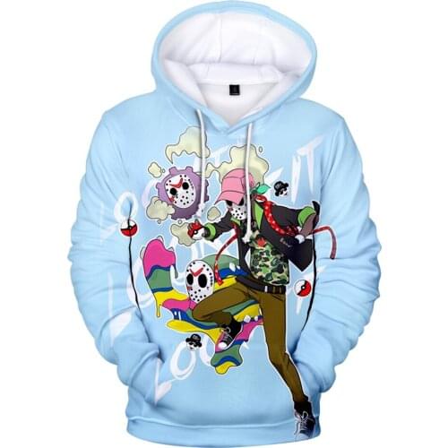 Childrens Hoodies SKI MASK THE SLUMP GOD Sweatshirts Long Sleeve Hoodie Men/women 3D Cool Rapper Boys/girls Streetwear Hoodies