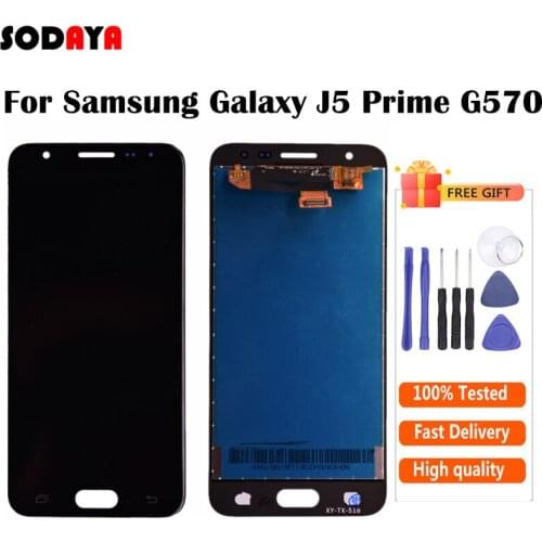 Display J5 Prime For SAMSUNG Galaxy J5 Prime G570 G570F SM-G570F LCD With Touch Screen Digitizer Assembly Free Shipping
