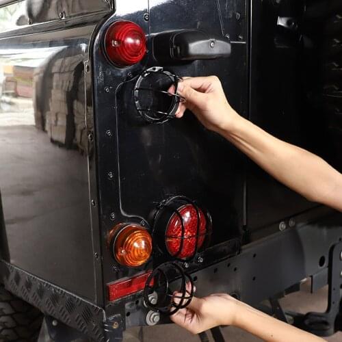 For Land Rover Defender 90 110 130 2004-18 Car Headlight Tail Lamp Protective Cover Car Light Protection cover Car Accessories