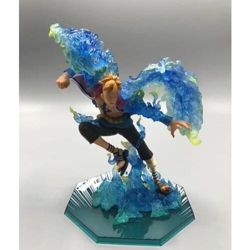 Japan Anime One Piece Portgas Pony brother Marco Phoenix Battle Fleam Action Figure Figurine 22cm Toy Model Statue New With Box