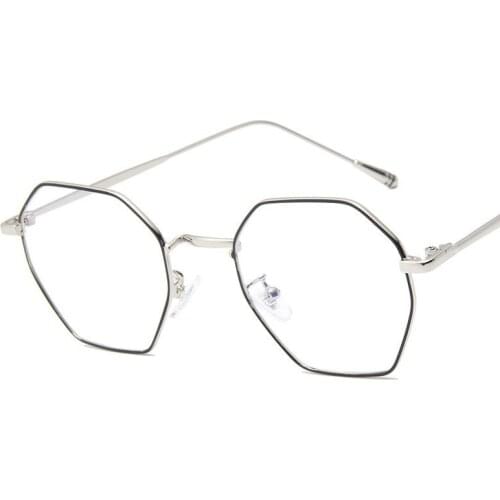 Arrow Round Anti Blue Light Glasses Transparent Computer Anti Radiation Fake Glasses Frame Women Spectacle Frames Men Eyewear