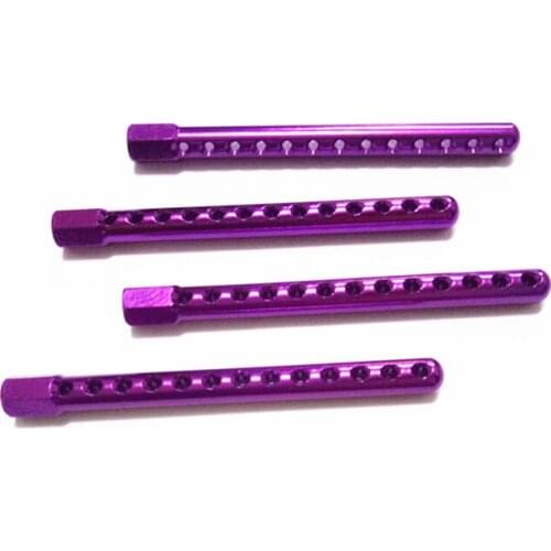 4PCS HSP 102037 122037 Aluminum Aolly Metal Car Shell Column Body Mounts 02010 (02144) 1/10 Upgrade Parts For 94102 94122 94123