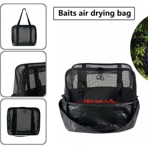 Minimalistic 1Set Universal Outdoor Fishing Bait Handbag PVC Fishing Bait Bag Long Lifespan for Women