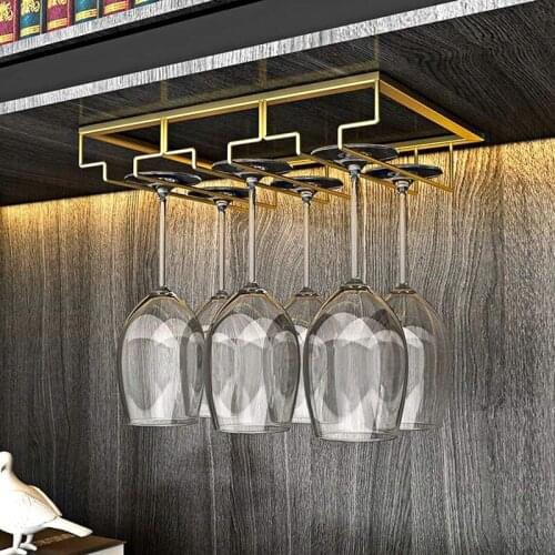 Upside Down Wine Glass Holder Kitchen Cup Holder Household Upside Down Glass Holder Wine Cabinet Bar Hanging Cup Holder