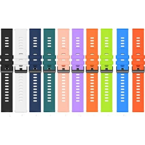 Sports Silicone Strap For Huawei Watch GT 2 46mm Wristband For Samsung Galaxy Watch 46mm Huami GTR 47mm, 22mm Universal Bracelet