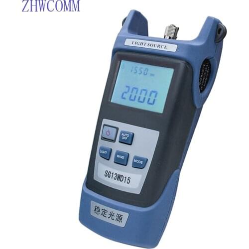 ZHWCOMM Hand-held 1310/1550nm SG13WD15 Fiber optic laser light source, FTTH Fiber Tester communication instrument