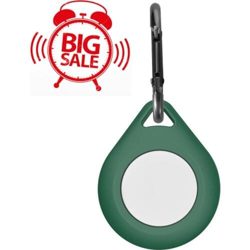 Soft Liquid Silicone Protective Case For Airtag Cover Hangable Keychain Locator Tracker Cover For Airtags Case