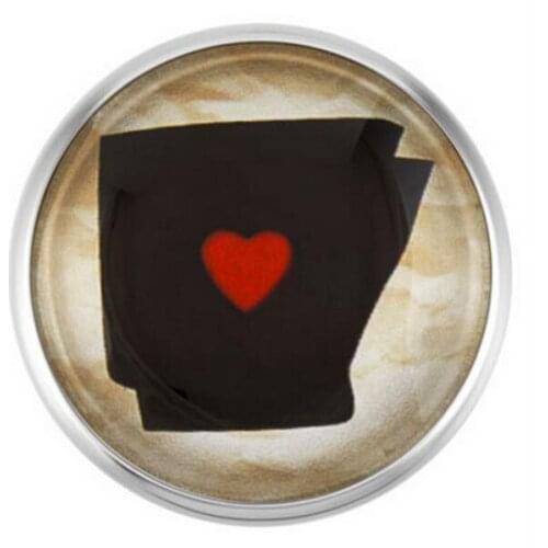 20Pcs/lot Arka State Snap Buttons Charm Glass Ginger Snap Jewelry Fit 18mm Snap Bracelets&bangles Necklace Jewelry