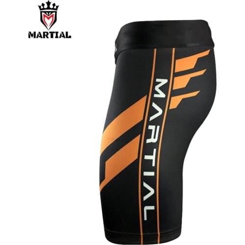 Martial :NEW ARRIVAL BLACK/BROWN COMPRESSION SHORTS GRAPPLING/JOGGING SHORTS