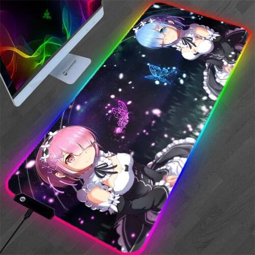 Black Gorgeous Girl Anime Mouse Pad Xxl Office Desk Protection Pad Game Carpet Notebook Mousepad Mini Pc Wholesale Gaming Desk