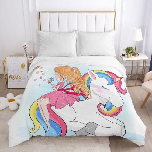 Cartoon Childrens Duvet cover Quilt/Blanket/Comfortable Case Bedding for kids baby boy girls 140x200 for Home Car colourful