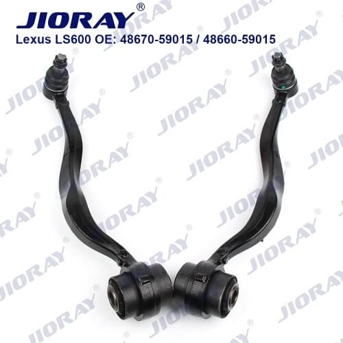 JIORAY Pair Front Lower Suspension Control Arm Curve For Lexus LS600 LS600h LS600HL UVF45