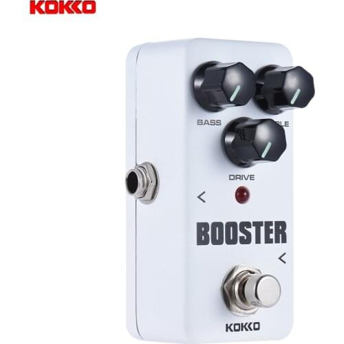KOKKO FBS2 Mini Booster Pedal Portable 2-Band EQ Guitar Effect Pedal High Quality Guitar Pedal Guitar Accessories