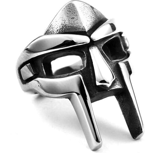 Stainless steel Pharaoh pharao mask ring popular unique jewelry ring 316L titaniums steel