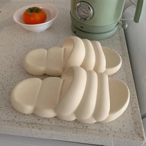 Indoor Thick-Soled Slippers For Men And Women Couples Home Slippers Non-Slip EVA Mens Slippers Home Bathroom Shower Beach Shoes