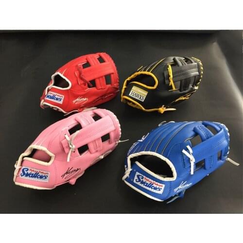 Hot! 1pcs Baseball Gloves PU Outdoor Sports Equipment Multicolor Batting Gloves Children Youth Trainning Practice Basked beisbol