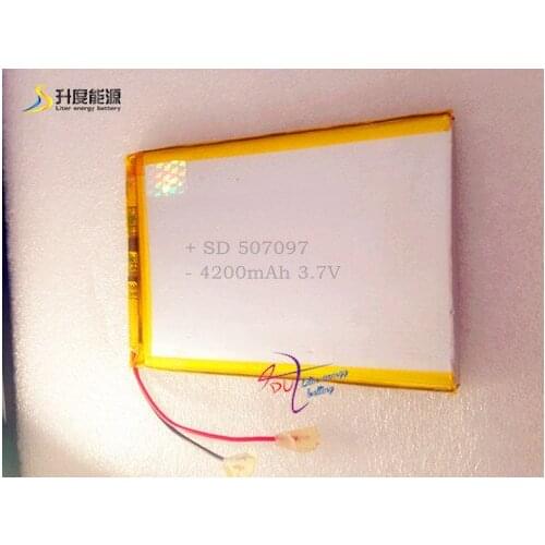 3.7V 4200mAh Lithium Polymer Battery for Tablet PC / MID / PDA 507097