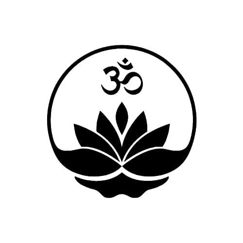 Lotus With OM Symbol Decal Professional Art Car Body Stickers Fashion Game Car Window Cool Vinyl Art Pattern Car Decor CY009