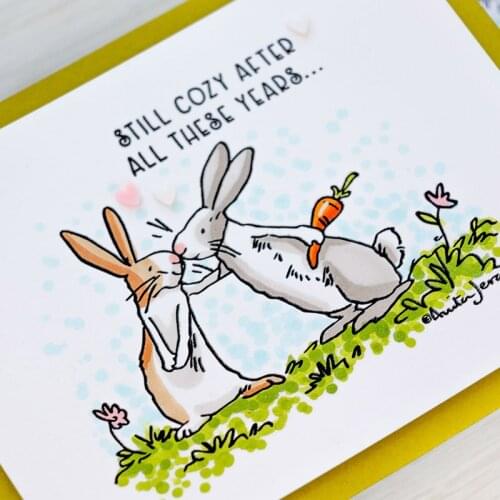 Cute Mouse "A Good Friend" Metal Cutting Dies & Coordinating Stamp For Scrapbooking Craft Embossing Stencil Making Die Cut