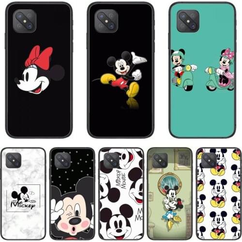 Mickey Mouse Fashion Phone Case cover For OPPO A91 9 83 79 92s 5 F9 A7X Reno2 Realme6pro 5 black tpu cell cover