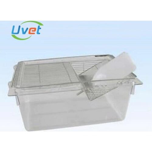 Mouse Breed cage Rat experiment tool Stainless steel mesh cover 500ml PP Texture Drinking bottle Rat experimental breeding cage