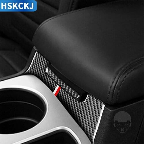 For Dodge Challenger 2008 2009 2010 2012 2013 2014 Carbon Fiber Stickers Armrest Panel Front Styling Interiors Car Accessories