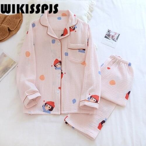 WIKISSPJS2021 New Spring and Summer Pajamas Suit Thin Home Service Womens Pajamas Lounge Wear Pajamas for Teen Girls