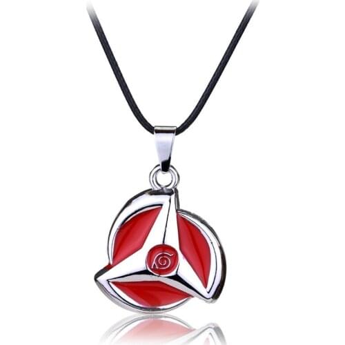Anime Akatsuki Necklace Uchiha Itachi Kakashi Cosplay Metal Pendant Kakashi Necklace Women Men Sharingan Necklace Christmas Gift