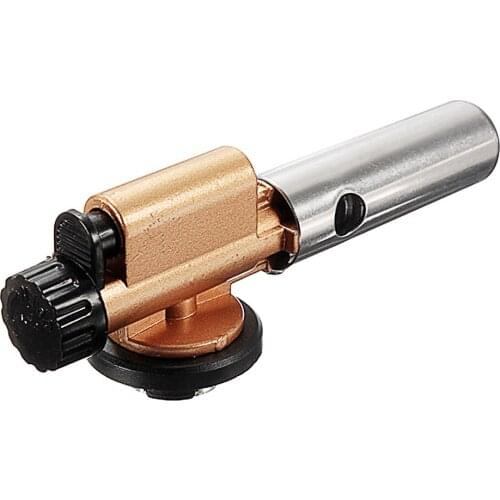 Portable Gas Torch Jet Flame Maker Lighter Gun Butane Weld Burner for Picnic BBQ