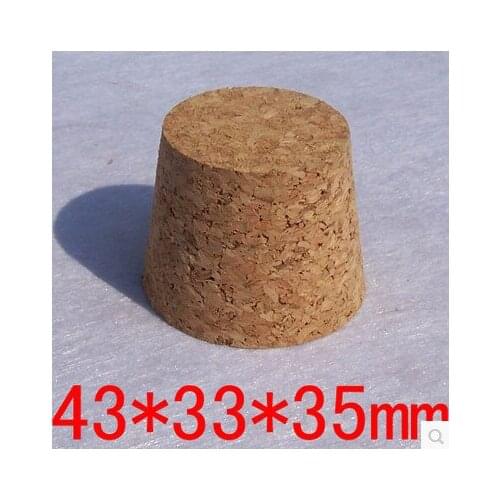 Package accessories Large diameter cork sealed bottle cap 43MM*33MM*35MM glass ceramic pot drifting