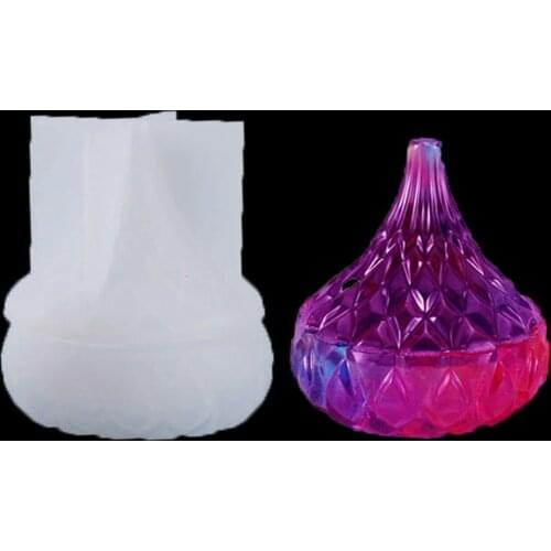 Silicone Mold Storage Box Mold Resin Jewelry Trinket Holder Box Making