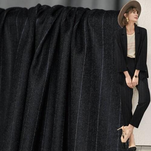 The Cloth Japanese High Count Worsted Wool Fabrics 100%Wool Garment Material Autumn Women Pants Sewing Cloth Tailor Freeshipping