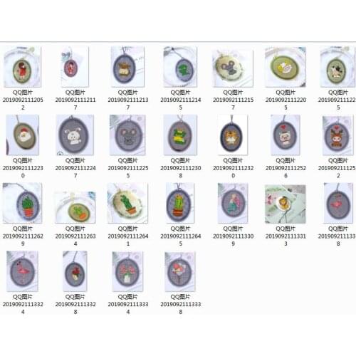 NEW 25kinds Craft Stich Cross Stitch Bookmark Nests Plastic Fabric Needlework Embroidery Crafts Counted Cross-Stitching Kit