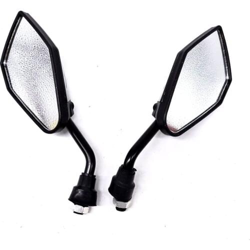General purpose rear view mirrors for motorcycles, black side mirrors for BMW F800GT F800R F800S F800ST HP2 EnduRo HP2 Megamoto
