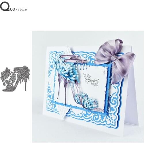 2021 Small Chrysanthemum High Heels Cutting Dies New Dies Scrapbooking Mold Cut Childrens Handmade Tools DIY Craft Decoration