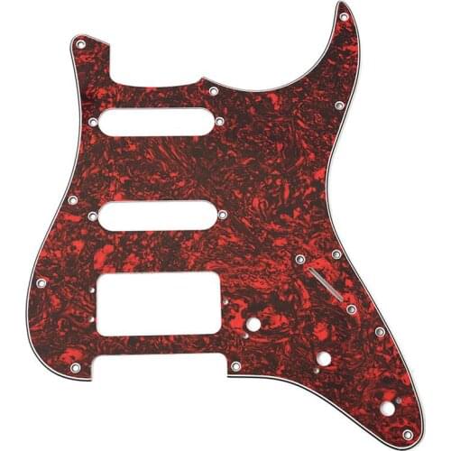 3-Hole SSH Electric Guitar Pickguard Tortoise Shell Pick Guard Sticker for American/Mexican Standard Strat Modern Guitar Part