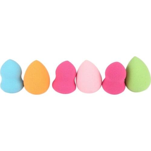 6pcs Beauty Makeup Applicator Super Soft Sponge Powder Blender Smooth Foundation Contour Blending Puff