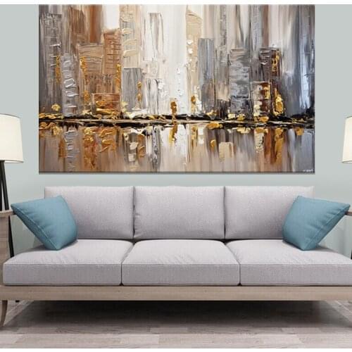 Abstract Wall Art Decorative Oil Painting Printed on Canvas Modern Posters and Prints Cuadros Pictures for Living Room Decor