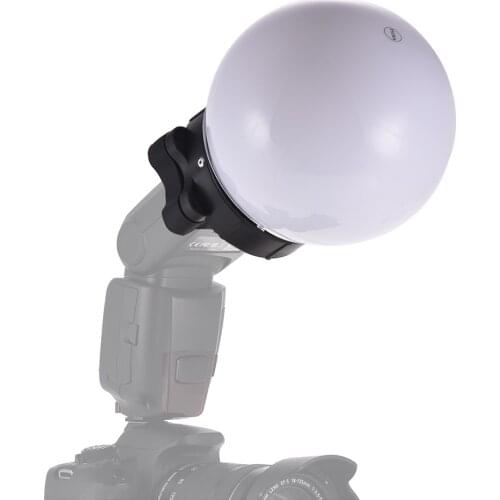 Andoer On-camera Flash Diffuser Ball Magnet Adsorption Soft Balls for Nikon Canon Godox Sigma Andoer Neewer Vivitar Speedlight