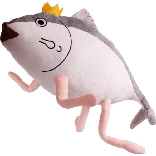 Anime Kantai Collection Salted Fish King Plush Toys Fleet Collection Ship Mother Cosplay Pillow Cushion Dolls Birthday Gift