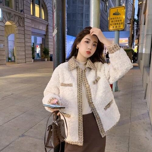 Japanese Small Fresh Plaid Jacket Short Retro Korean Loose Loose Fragrance Coat Female Spring Autumn Ladies Wild Jacket Women