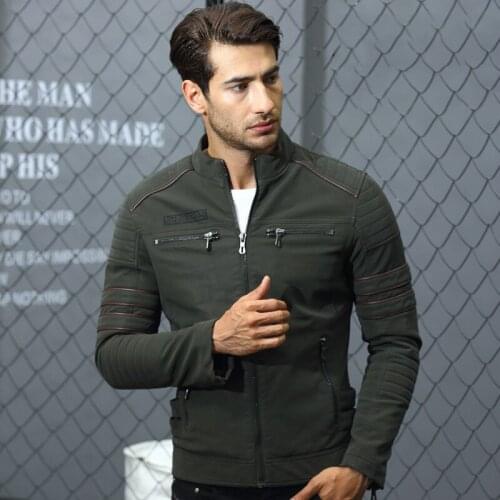 New Mens Leather Jackets Tide Slim Brand PU Leather Moto Biker Embroidered Plus Velvet Outerwear Coats Tops Men Clothing