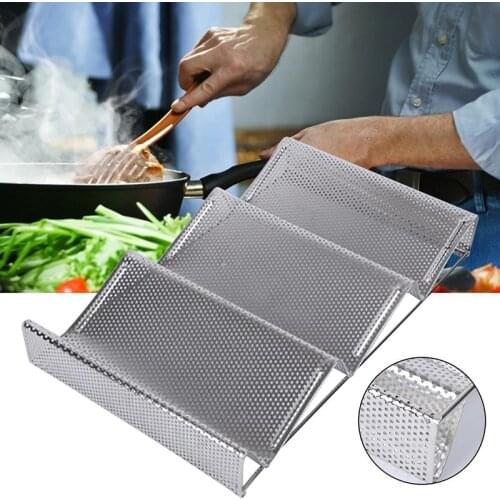 NHBR 3 Tier Spice Rack Stainless Steel Pantry Storage Organizer for Freezer Spice Holder for Kitchen Refrigerator