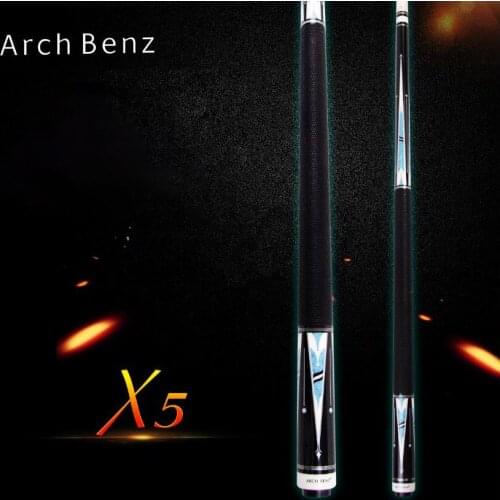 Original Arch Benz X5 Billiard Pool Cue 13mm Tip 149cm Length Professional Maple Shaft Billiards Stick Kit with Excellent Gifts
