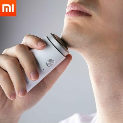 Original Xiaomi SO White ED1 Mini Portable Electric Shaver IPX5 Rotary USB Charging Shave Dry Wet Clover Head For Men