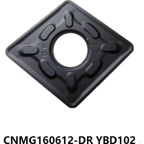 Original 10pcs/box CNMG16 CNMG160612-DR YBD102 CNMG 160612 Lathe Cutter CNC Turning Tools Carbide Inserts processing Cast Iron