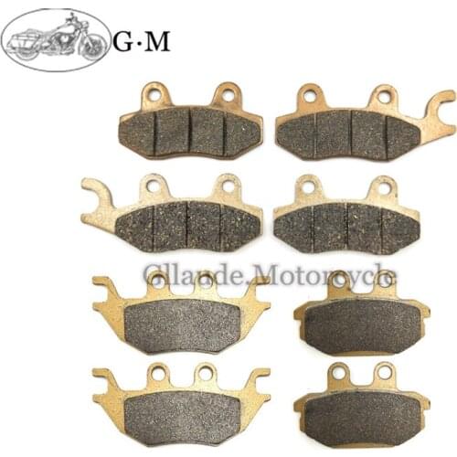 Motorcycle Front / Rear Brake Pads For Kawasaki ATV KAF1000 Mule PRO DXT 2016-2018 KAF820 Mule PRO FXT/Mule PRO FX 2015-2018