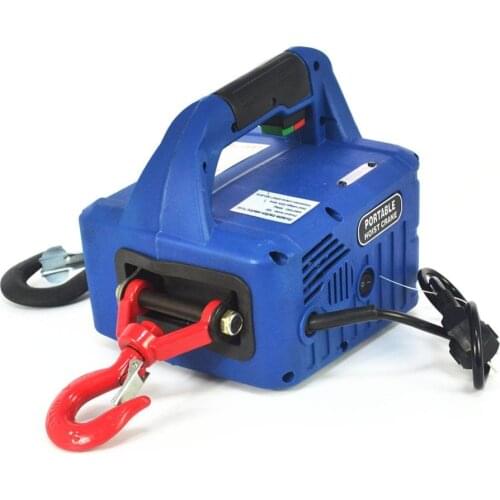 Portable Household Electric Winch 500KGX7.6M with Wireless Control