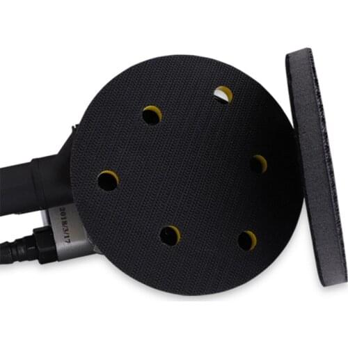 Brand New Self-adhesive sander cushion pierced sponge pad for sanding polishing machine 5/6 inches